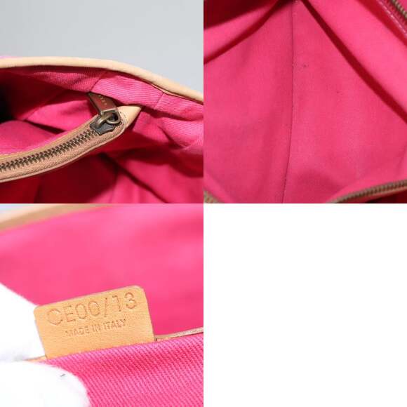 CELINE C Macadam Canvas Boogie Bag Hand Bag Pink - Picture 13 of 13